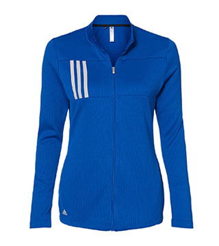 A483 - Women's 3-Stripes Double Knit Full-Zip