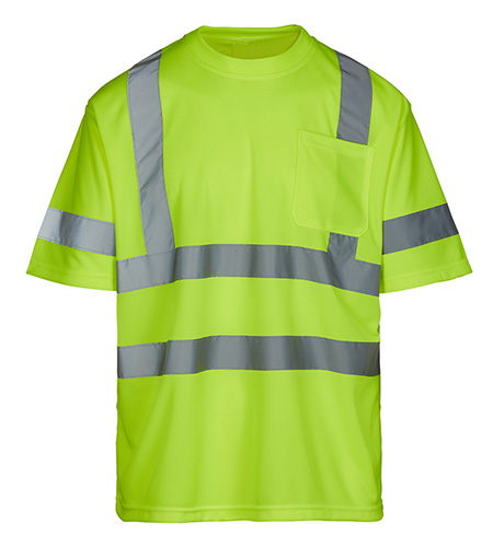 ICO-B-008 - ANSI Level 3  Pocket T-Shirt - Solid Stripe