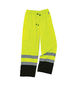 ICO-B-110 - Lightweight ANSI E HiVis Rain Pants