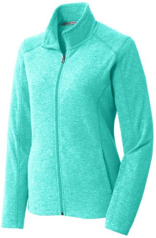 L235 - Ladies' Heather Microfleece Full-Zip Jacket