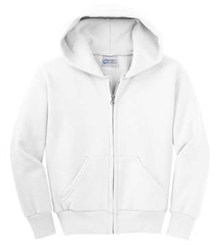 Youth Full Zip Hooded Sweatshirt