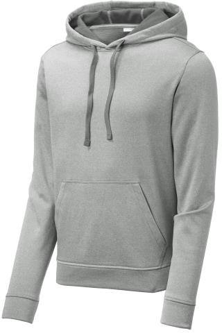 ST264 - Heather Fleece Hooded Pullover